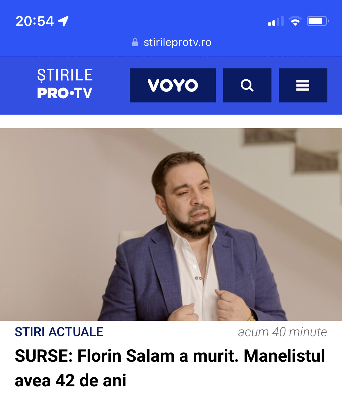 Florin Salam NU a murit. “Rușine Pro TV!” a scris manelistul pe Facebook