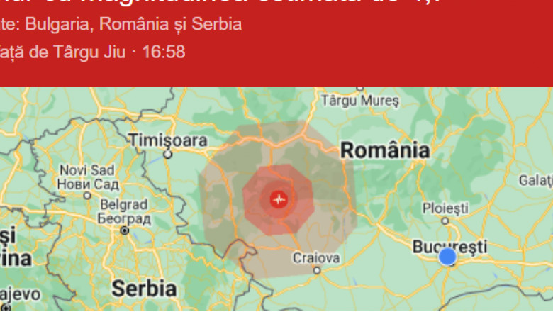 NEWS ALERT Cutremur cu magnitudinea de 5,2 în România, luni după-amiază