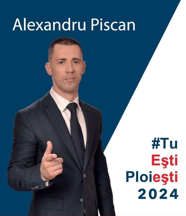 Ploieșteanul Alexandru Piscan candidează la aleferile locale de anul acesta pentru funcția de primar al Municipiului Ploiești