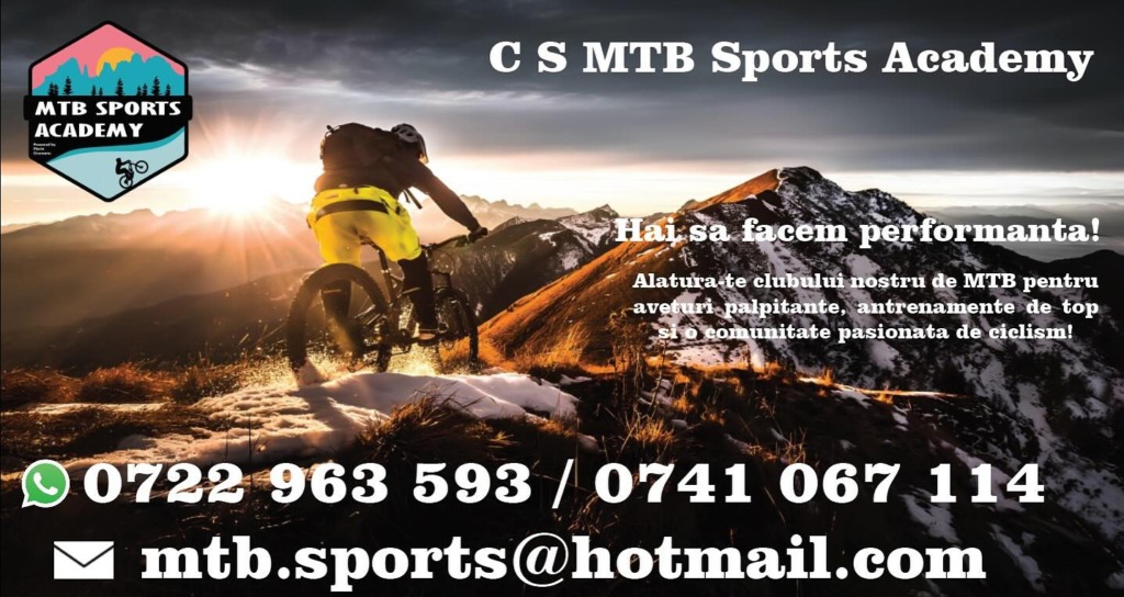 Iubitorii de mountain bike cross-country si enduro/downhill pot face cursuri la C.S. MTB Sports Academy