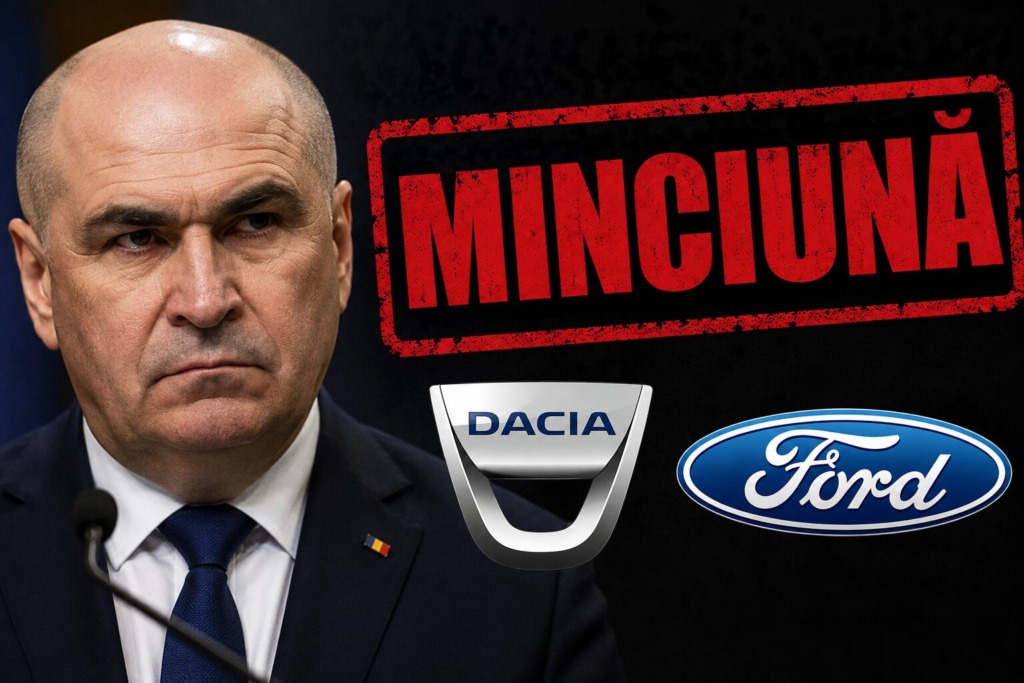 VIDEO – Ilie Bolojan și minciuna despre „oprirea voluntară” a Dacia și Ford. Când propaganda ia locul realității